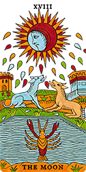 Marseilles Tarot - The Moon